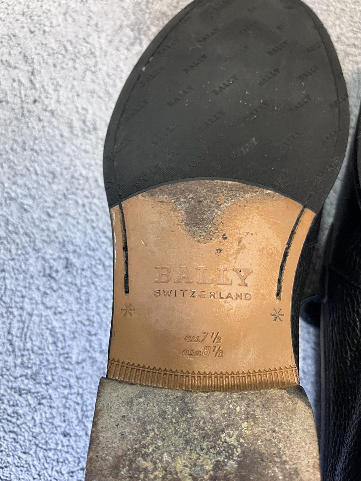 Bally Bally Webb Black Deer Leather Loafers 8 1/2 US / 7 1/2 EU Size US 8.5 / EU 41-42 - 7 Thumbnail