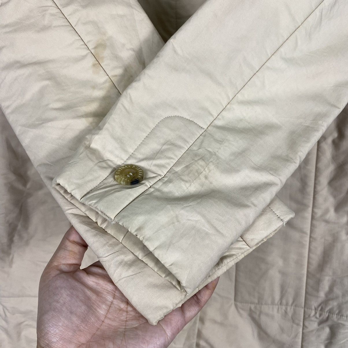 Burberry × Designer 💥THOMAS BURBERRY BUTTON WOOL JACKET Size US S / EU 44-46 / 1 - 7 Thumbnail