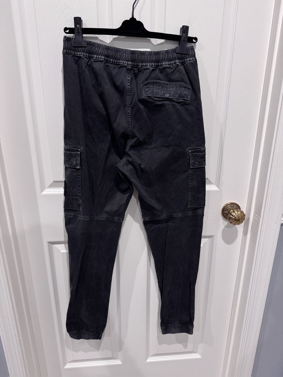 Stone Island Stone Island Black Cargo Pants Type RE-T Sz 28 (fits 28-30) Size US 28 / EU 44 - 7 Thumbnail