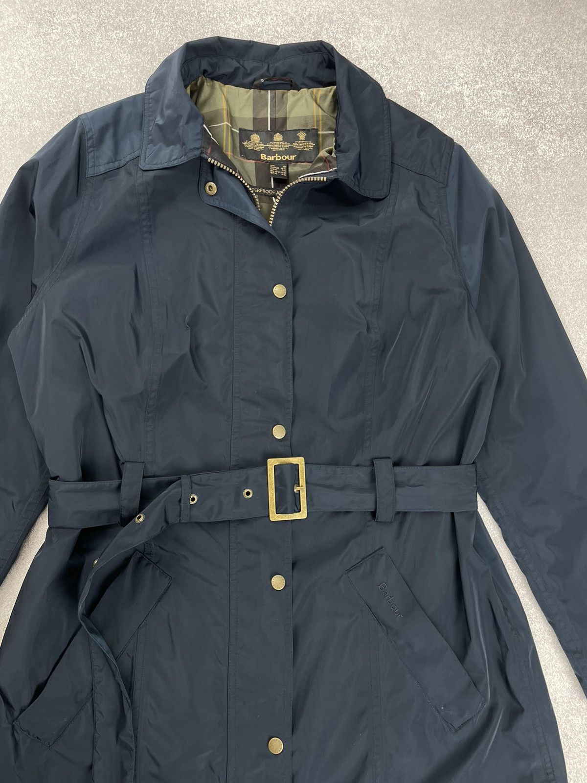 Barbour Barbour Levcadenron Trench Coat Jacket Women’s Size Uk 18 Size XL / US 12-14 / IT 48-50 - 5 Thumbnail