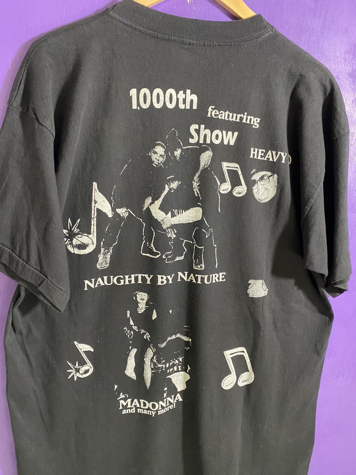 Rap Tees × Vintage Vintage 90s Arsenio Hall 1000th show rap tee Size US XL / EU 56 / 4 - 3 Thumbnail