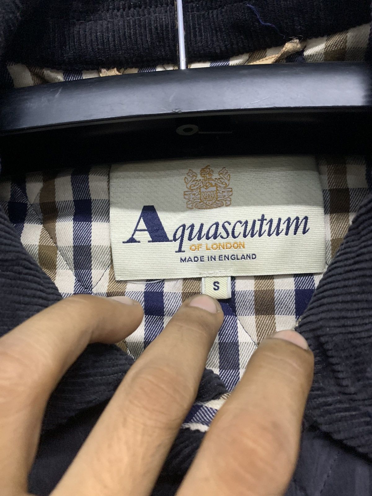 Aquascutum × Vintage 90s AQUASCUTUM QUILTED JACKET Size US S / EU 44-46 / 1 - 5 Thumbnail