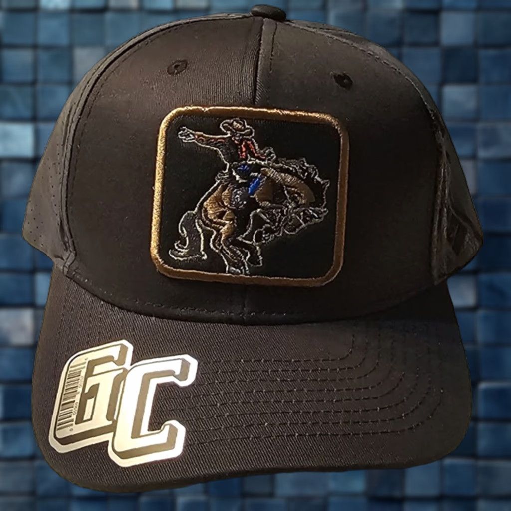 Vintage RODEO COWBOY BUCKING HORSE BRONC RIDING ROUNDUP SNAPBACK BASEBALL CAP #3 Size ONE SIZE - 1 Thumbnail