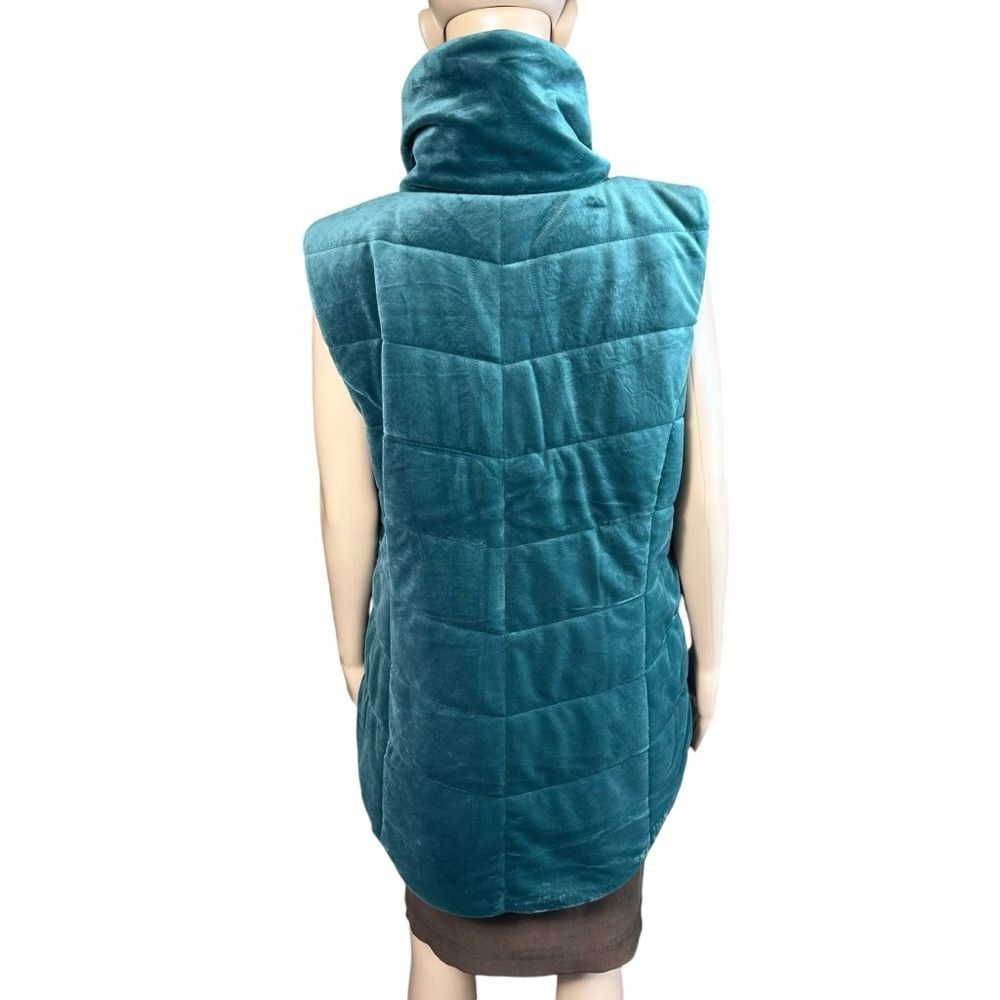 Chicos New Chico's Velour Reversible Green Vest Size 3 US 16 Size XXL / US 16-18 / IT 52-54 - 4 Thumbnail
