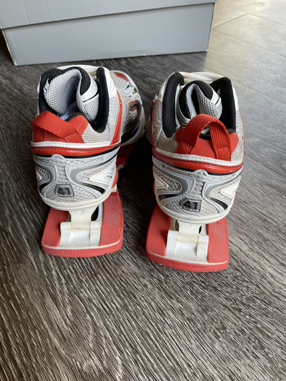 Balenciaga Xpander Sneaker White Silver Red
