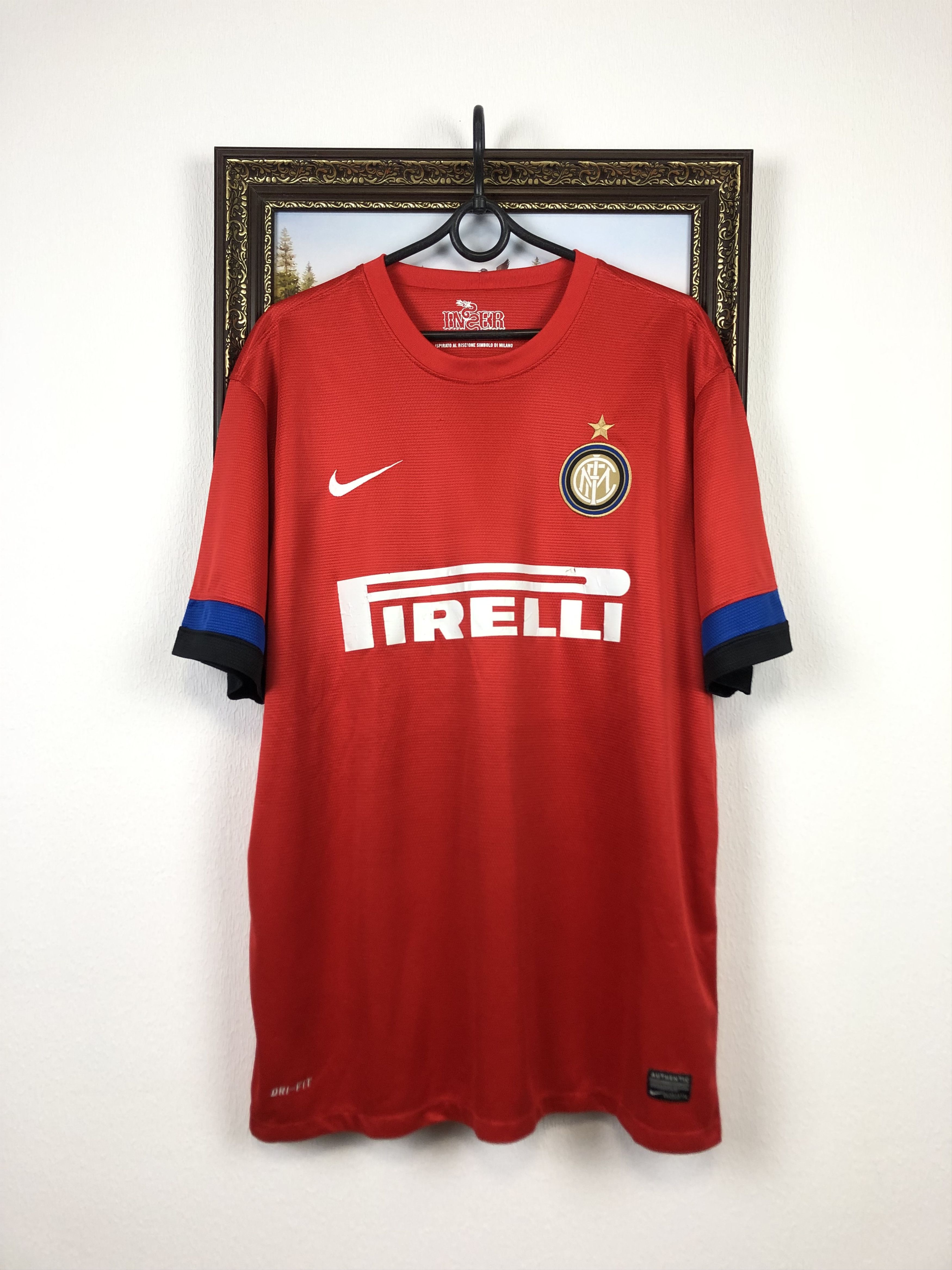 Vintage Internazionale football shirt 2012 Inter Nike Jersey Maglia Size US XL / EU 56 / 4 - 1 Thumbnail
