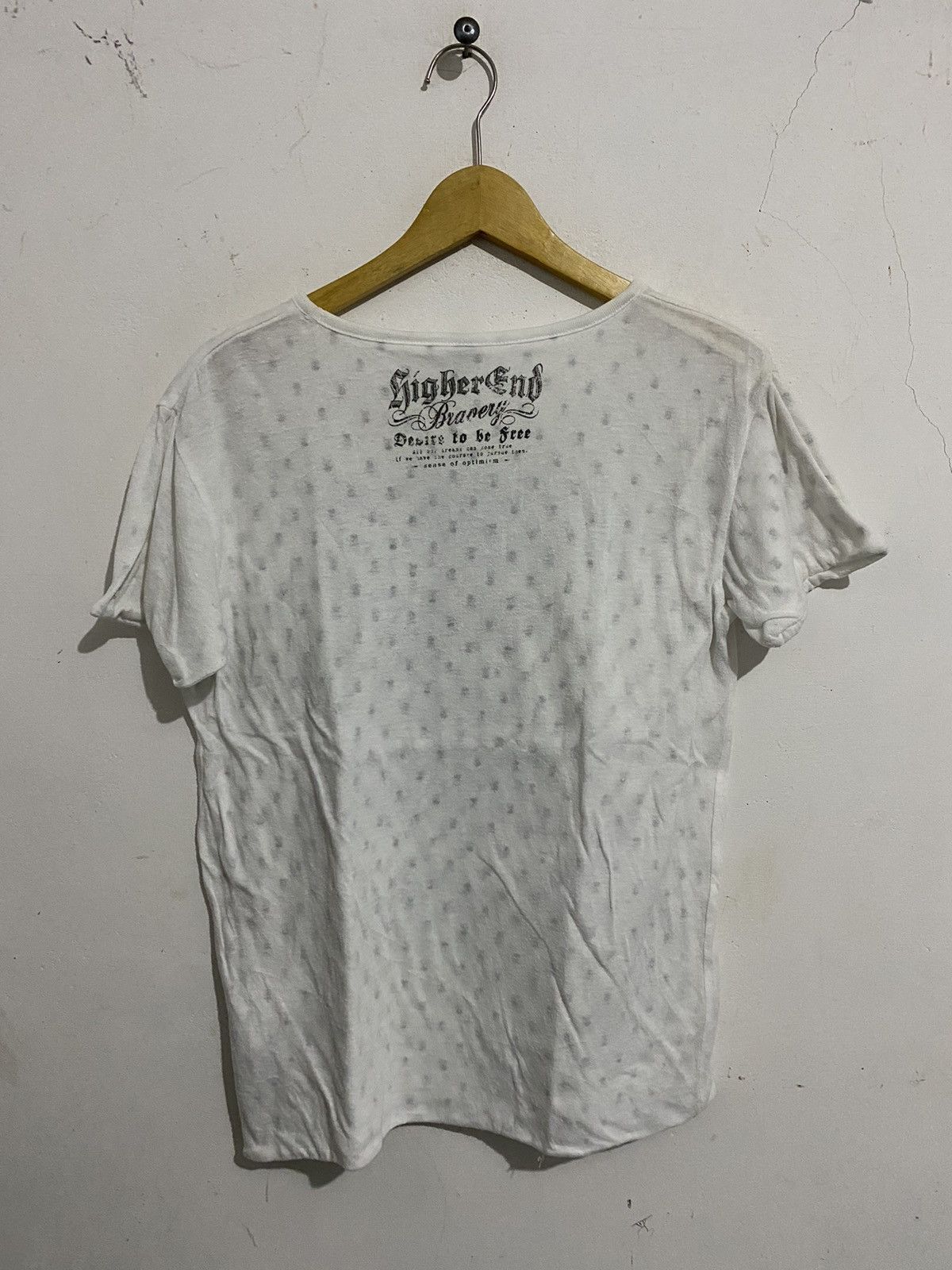 14th Addiction × KMRii × Yasuyuki Ishii Skull Poem Revesible Tee Ifsixwasnine Lgb Size US L / EU 52-54 / 3 - 3 Thumbnail