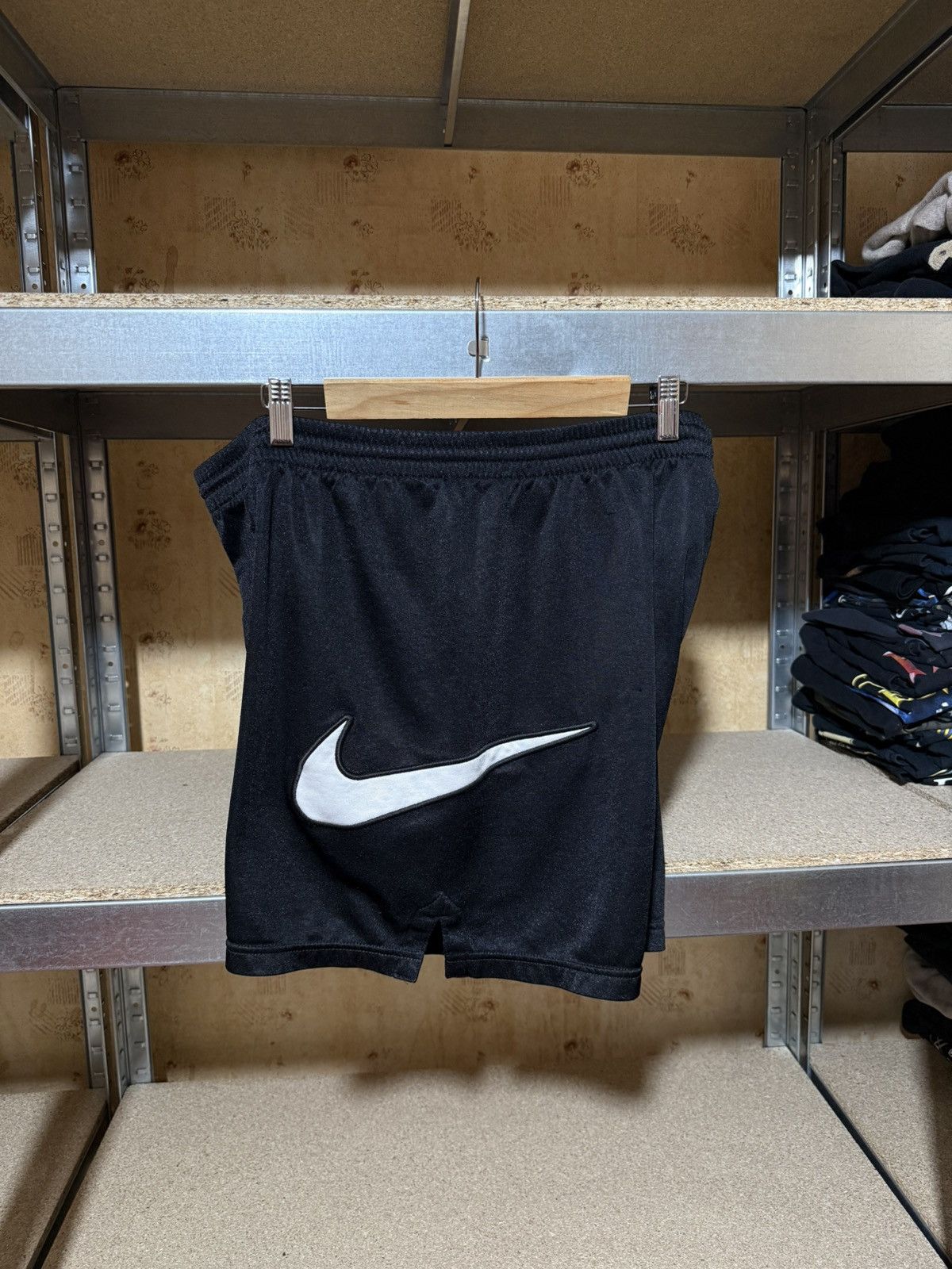 Nike × Vintage 🏝️ Vintage 80s Beach Nike Big Swoosh retro shorts Y2K hype Size US 40 / EU 56 - 1 Thumbnail