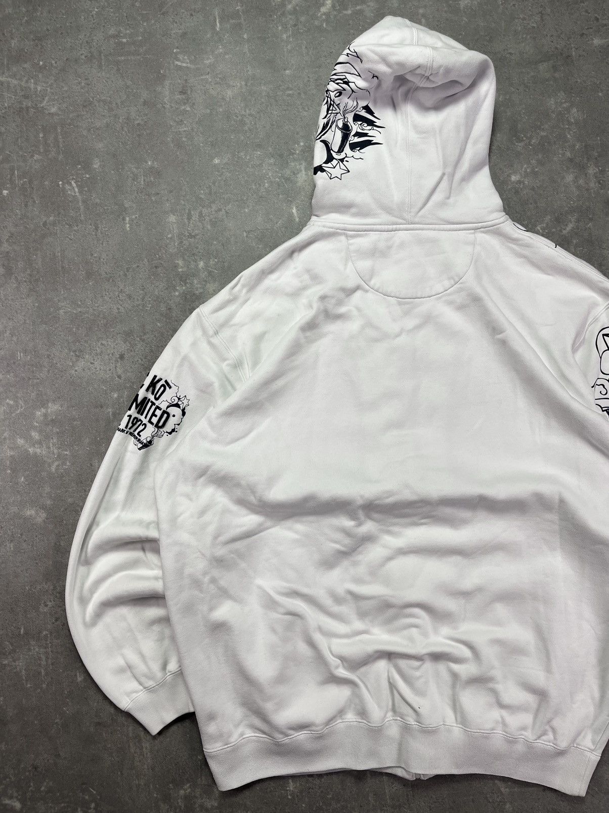 Ecko Unltd. Ecko Unltd. Mega Baggy Printed Zip Hoodie 3XL Rare Size US XXL / EU 58 / 5 - 14 Thumbnail