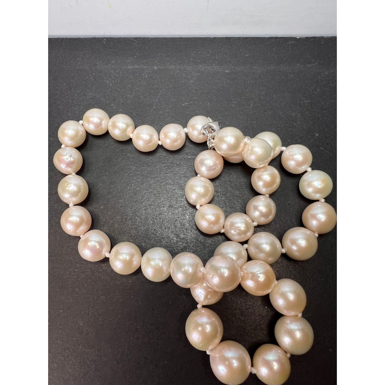 Other Cultured Pearl Rhodium Over Sterling Silver Necklace 20inch Size ONE SIZE - 6 Thumbnail