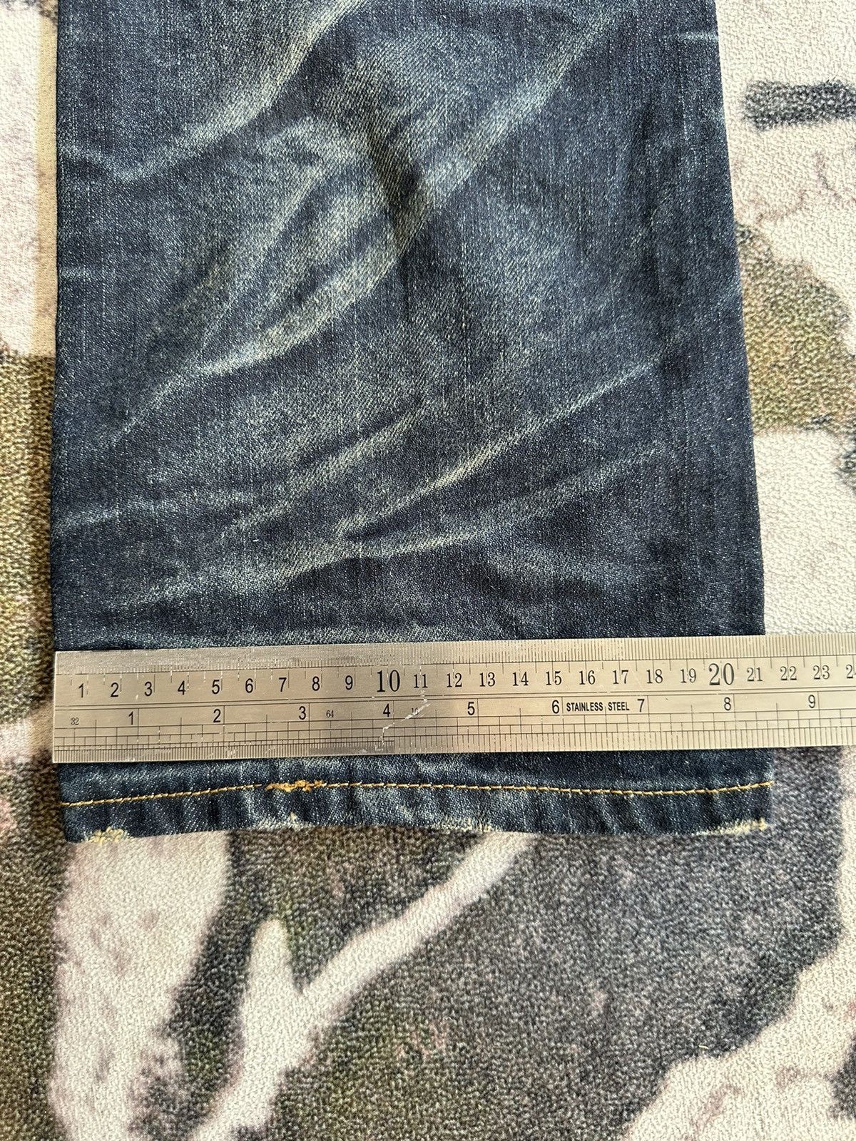 JACKROSE 00's Jackrose j-rock tribe couture boro denim jeans Size US 31 - 15 Thumbnail