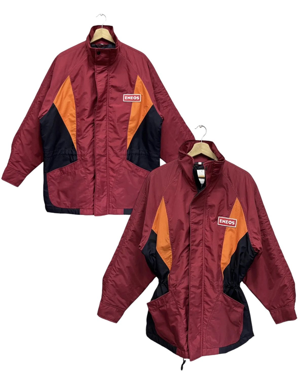 Racer Worldwide ENEOS Spellout X INITIAL D Poly-Nylon Light Quilted Jacket Size US M / EU 48-50 / 2 - 1 Thumbnail