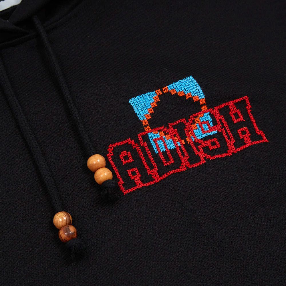 Adish o1mle1224 Kharaz Logo Hooded Sweatshirt in Black Size US XL / EU 56 / 4 - 4 Thumbnail