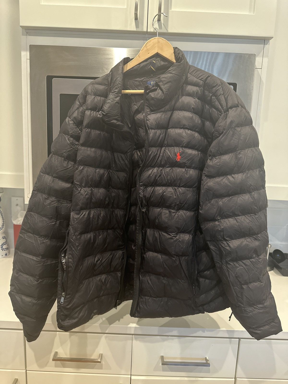 image of Polo Ralph Lauren 3Xl Ralph Laurent Puffer in Black, Men's (Size 2XL)