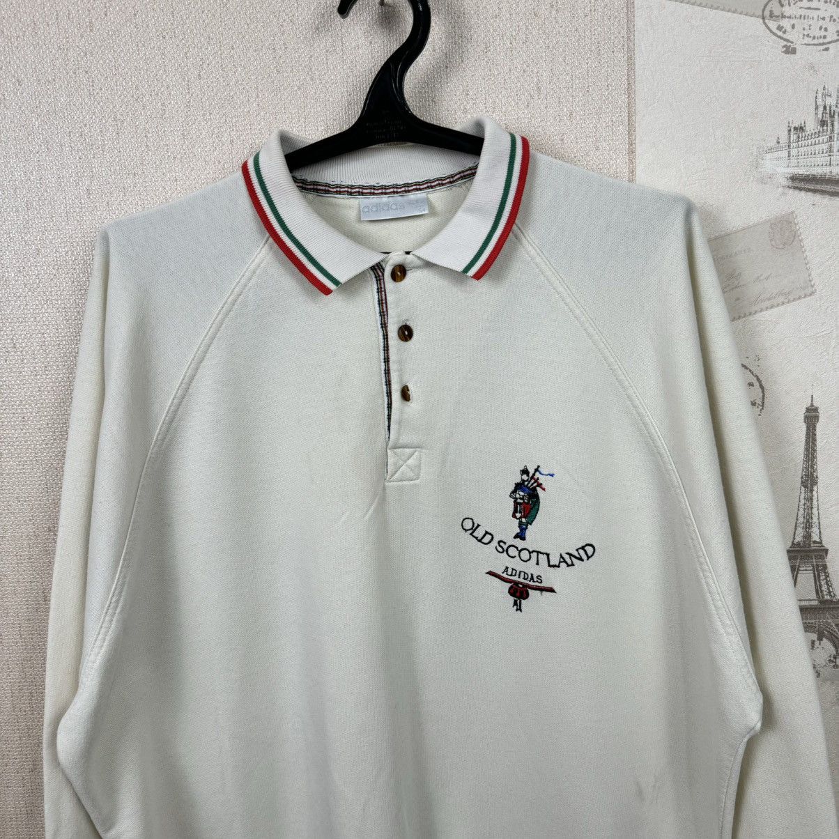 Adidas Vintage Adidas Old Scotland Sweartshirt Sz L Beige Mens Size US L / EU 52-54 / 3 - 14 Thumbnail
