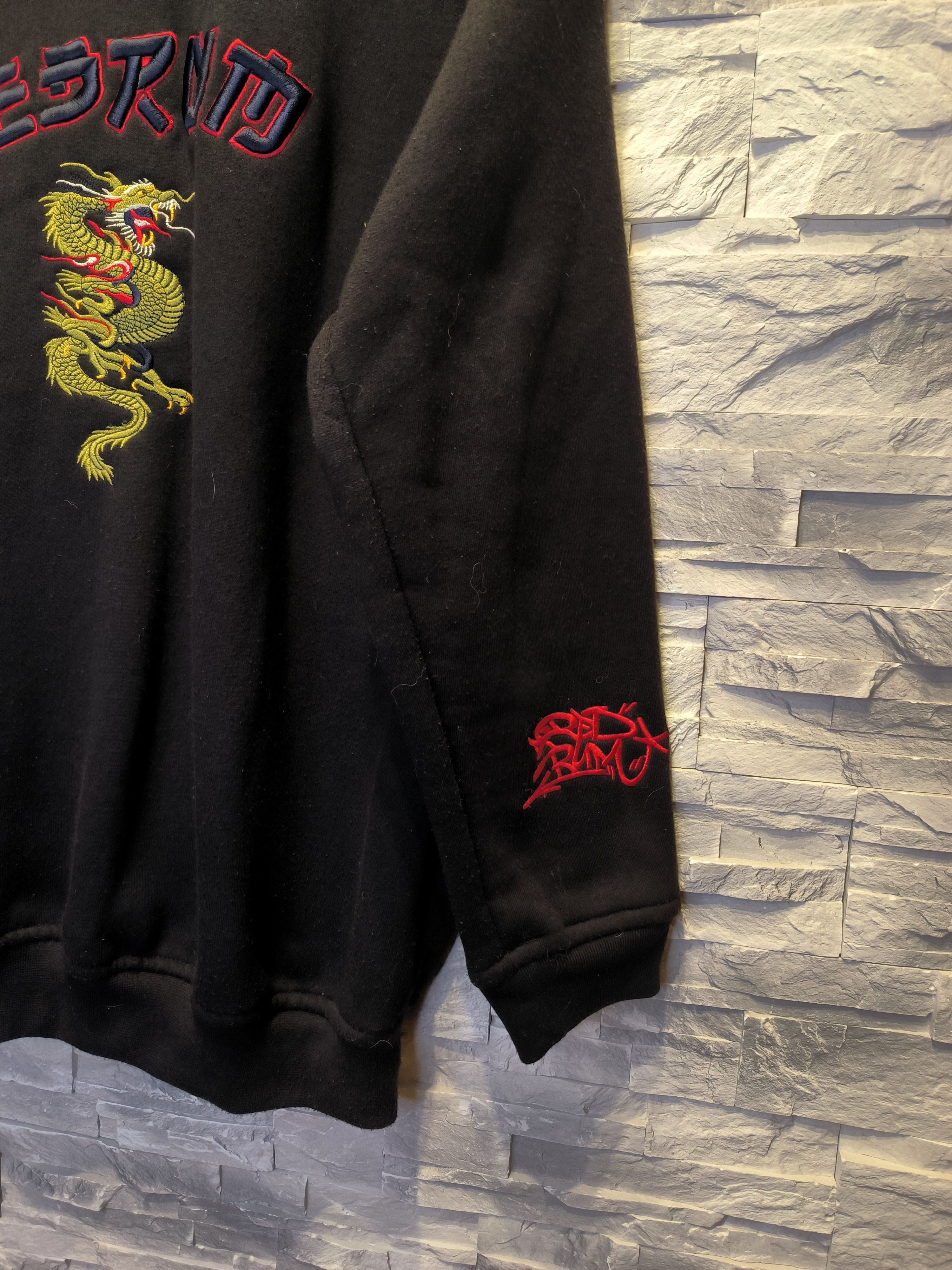 Vintage Redrum Vintage Crewneck Dragon Logo Sweatshirt Black Size US XL / EU 56 / 4 - 4 Thumbnail