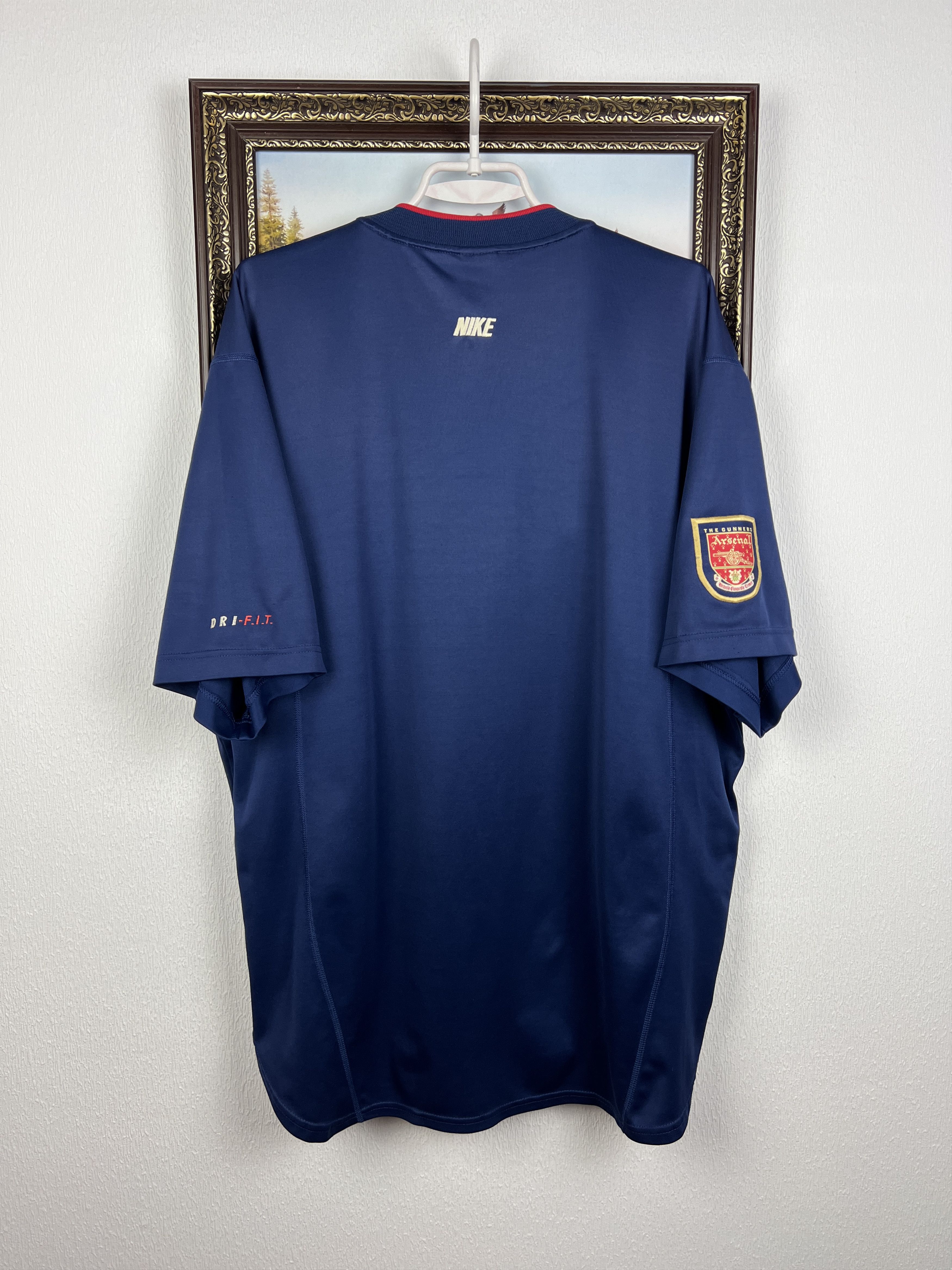Nike Vintage Arsenal Football Train Shirt Soccer Jersey Trikot Size US XXL / EU 58 / 5 - 8 Thumbnail