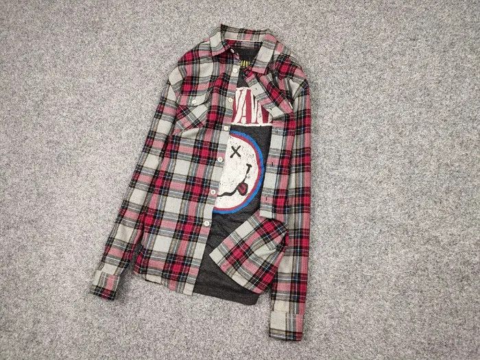 Flannel Vintage Flannel Shirt Plaid Checkered Travis Scott Style Size US L / EU 52-54 / 3 - 5 Thumbnail