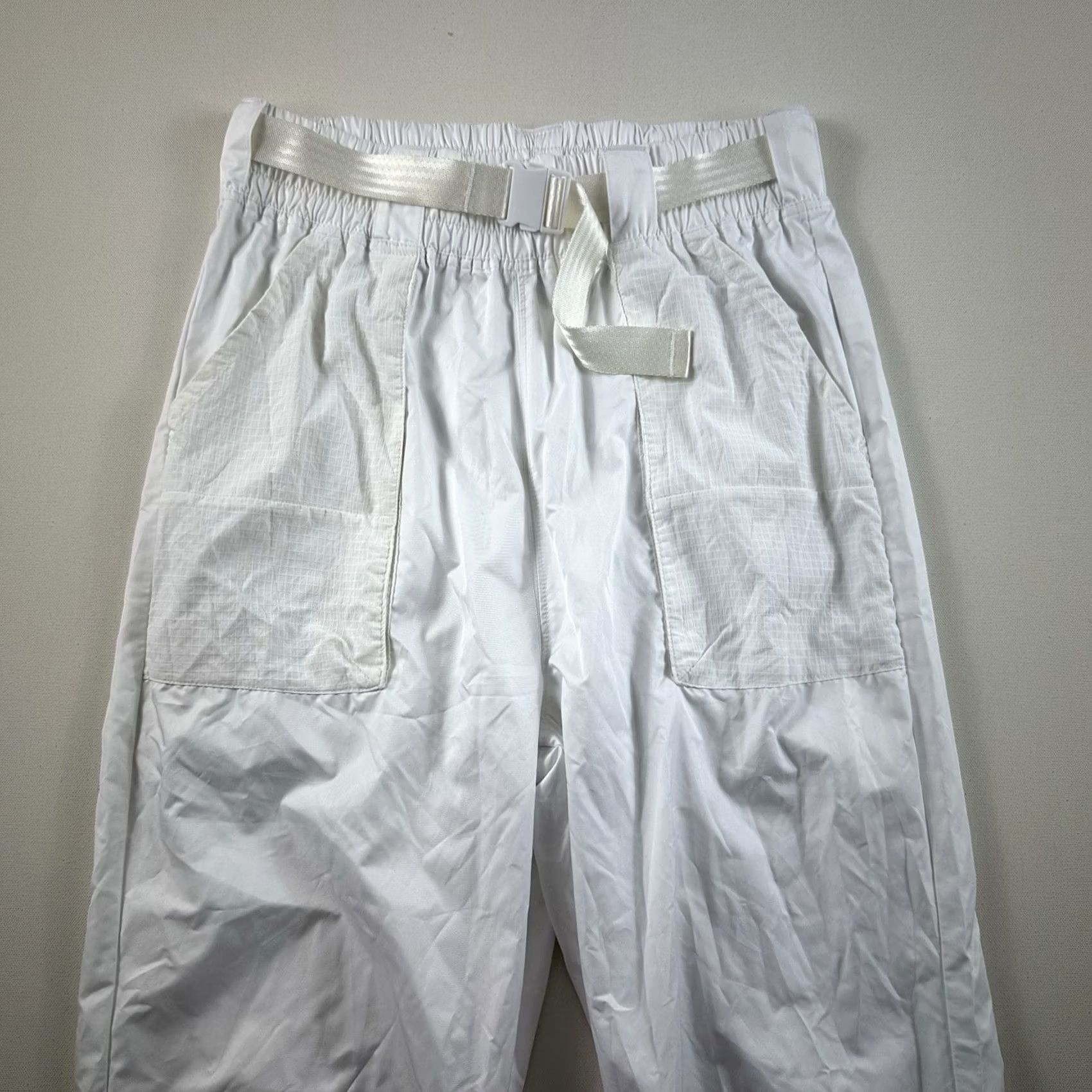Nike Nike Sportswear Jogger Wind Pants White Women Medium Belted Active DB3866-100 Size 32" / US 10 / IT 46 - 3 Thumbnail