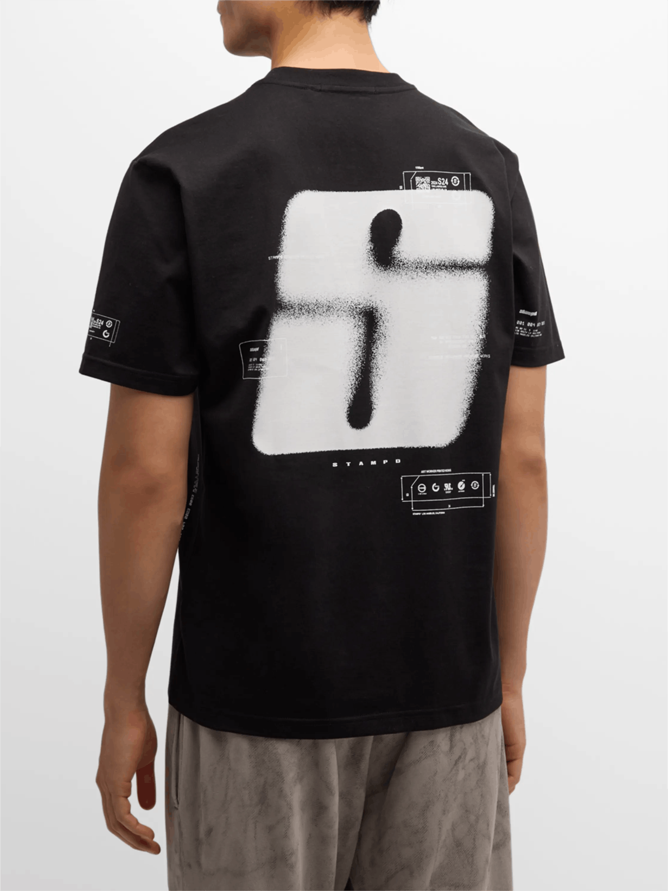 Stampd Brand New TRANSIT RELAXED TEE / BLK SS24 Size US M / EU 48-50 / 2 - 1 Thumbnail