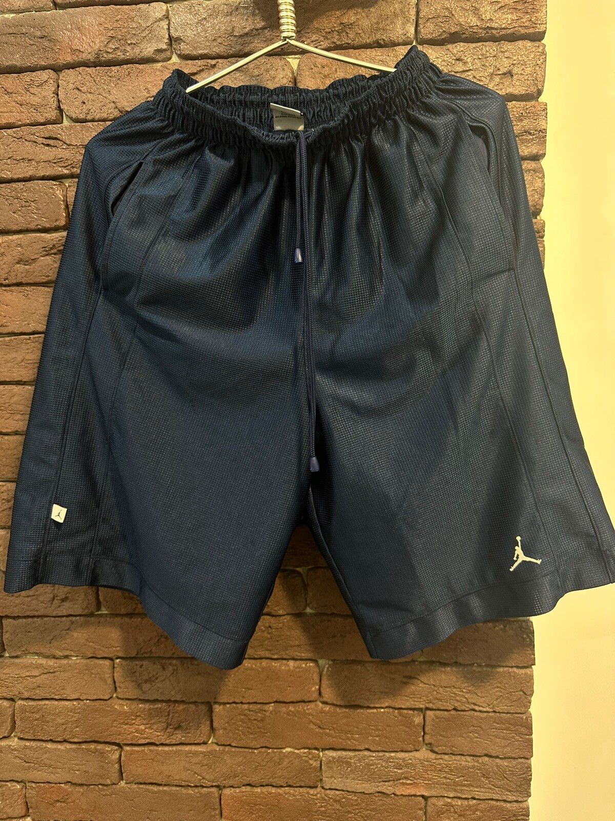 Pre-owned Jordan Vintage Jordan Shorts Y2k Oversized In Blue