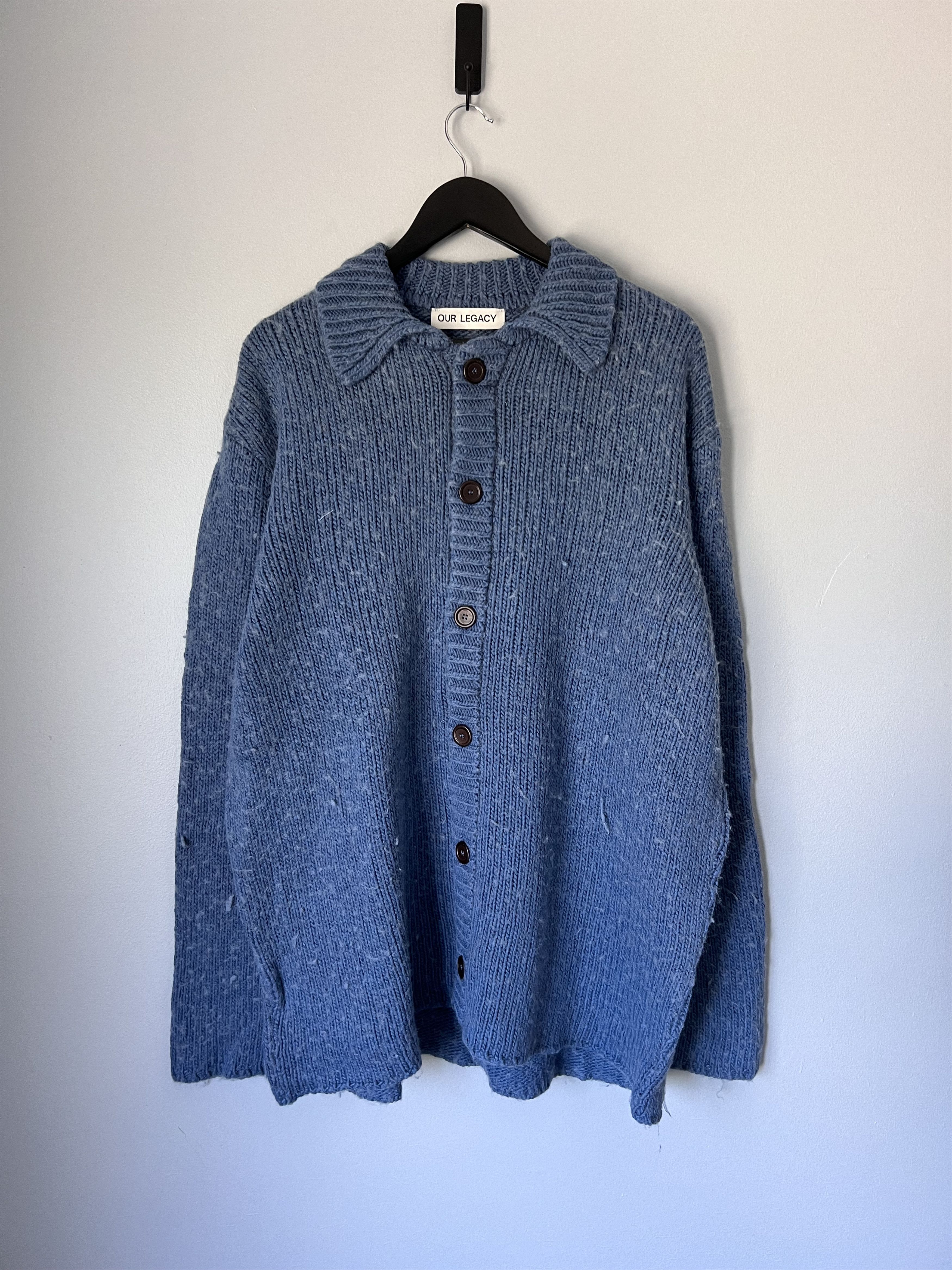 Our Legacy Our Legacy Big Cardigan in Funky Blue | Grailed