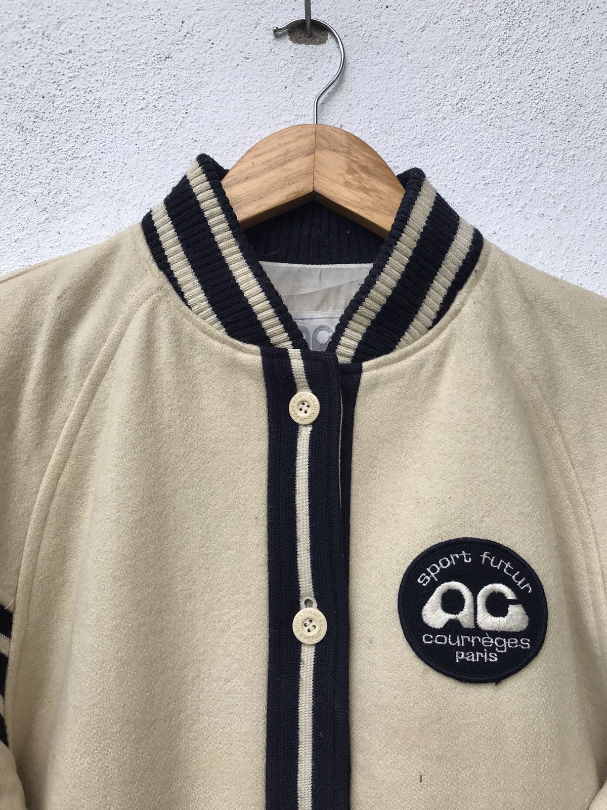 Courreges × Japanese Brand Achive.. Courreges Paris Sport Futur Bomber Jacket Embroided Size US S / EU 44-46 / 1 - 5 Thumbnail
