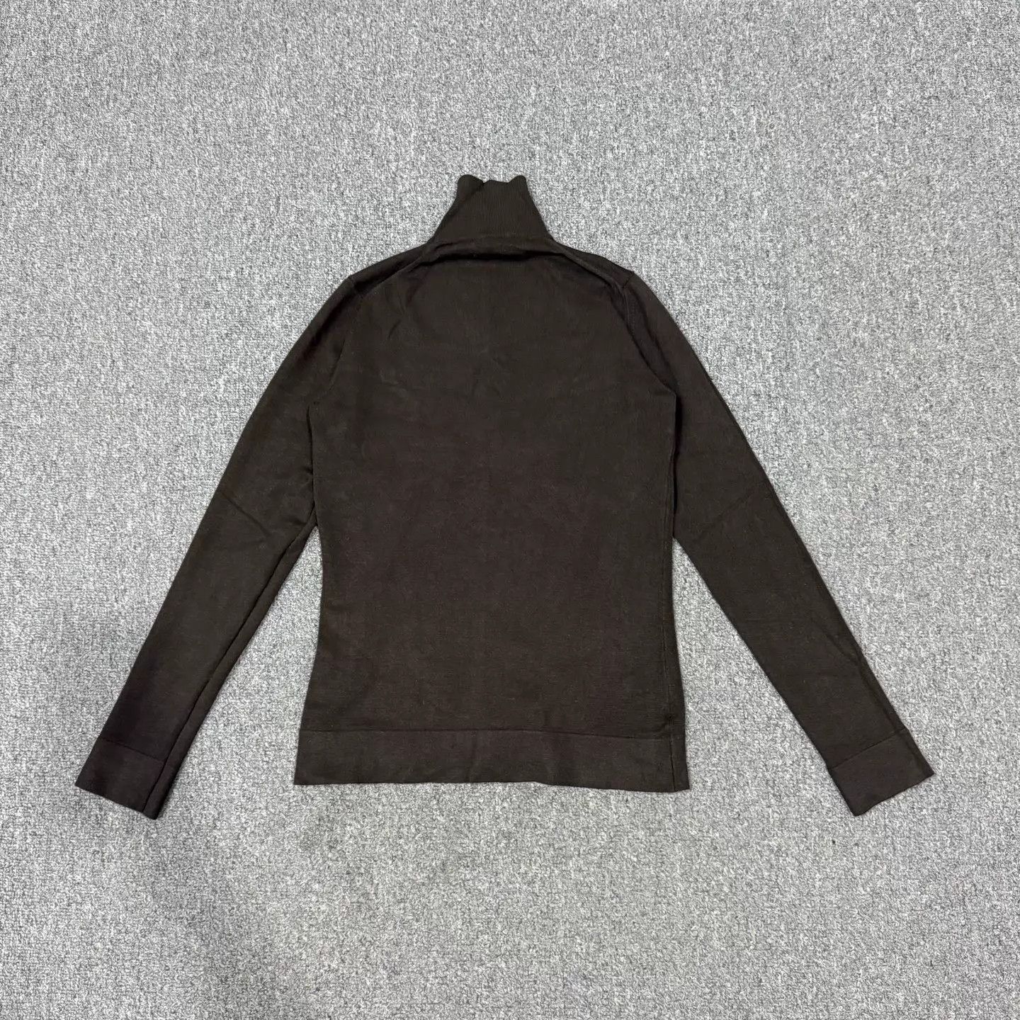 Max Mara Maxmara Brown Wool Turtleneck Sweater S 95 New Size S / US 4 / IT 40 - 2 Thumbnail