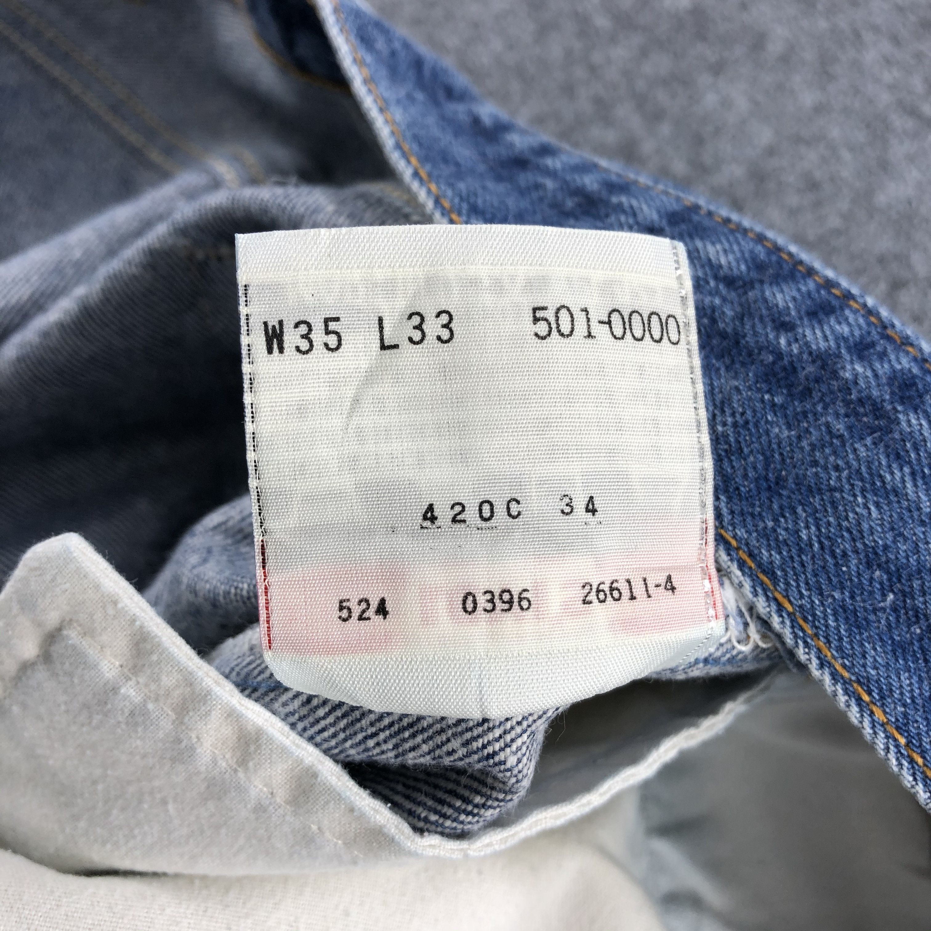 Levi's × Vintage Vintage 90s Levis 501 xx Denim Jeans-JM899 Size US 33 - 10 Thumbnail