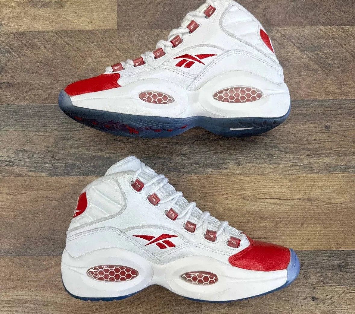 Reebok Reebok Question 2024 Mid Red Toe Size US 6.5 / EU 39-40 - 3 Thumbnail
