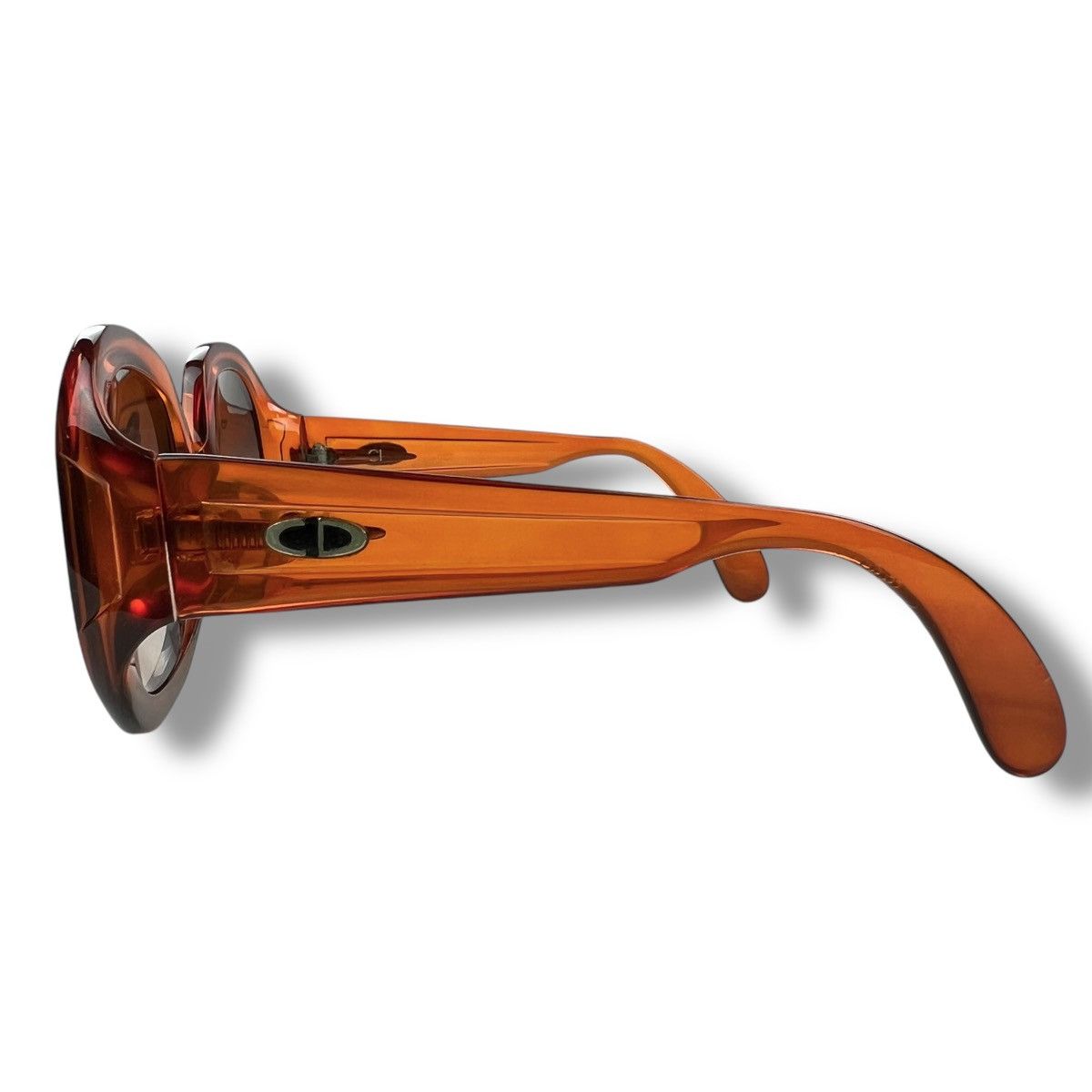 Dior 1970’s Amber Oversized Sunglasses