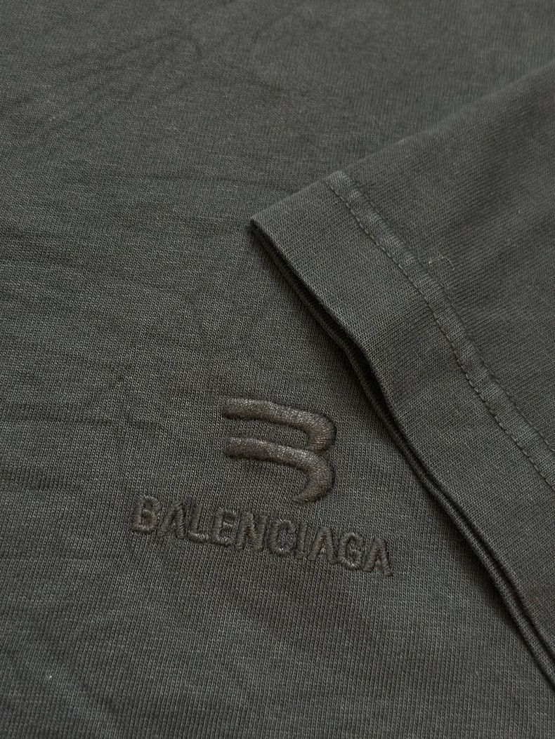 Balenciaga Balenciaga Sporty B Embroidered Short Sleeve 2505-Nextarrow Size US S / EU 44-46 / 1 - 3 Thumbnail