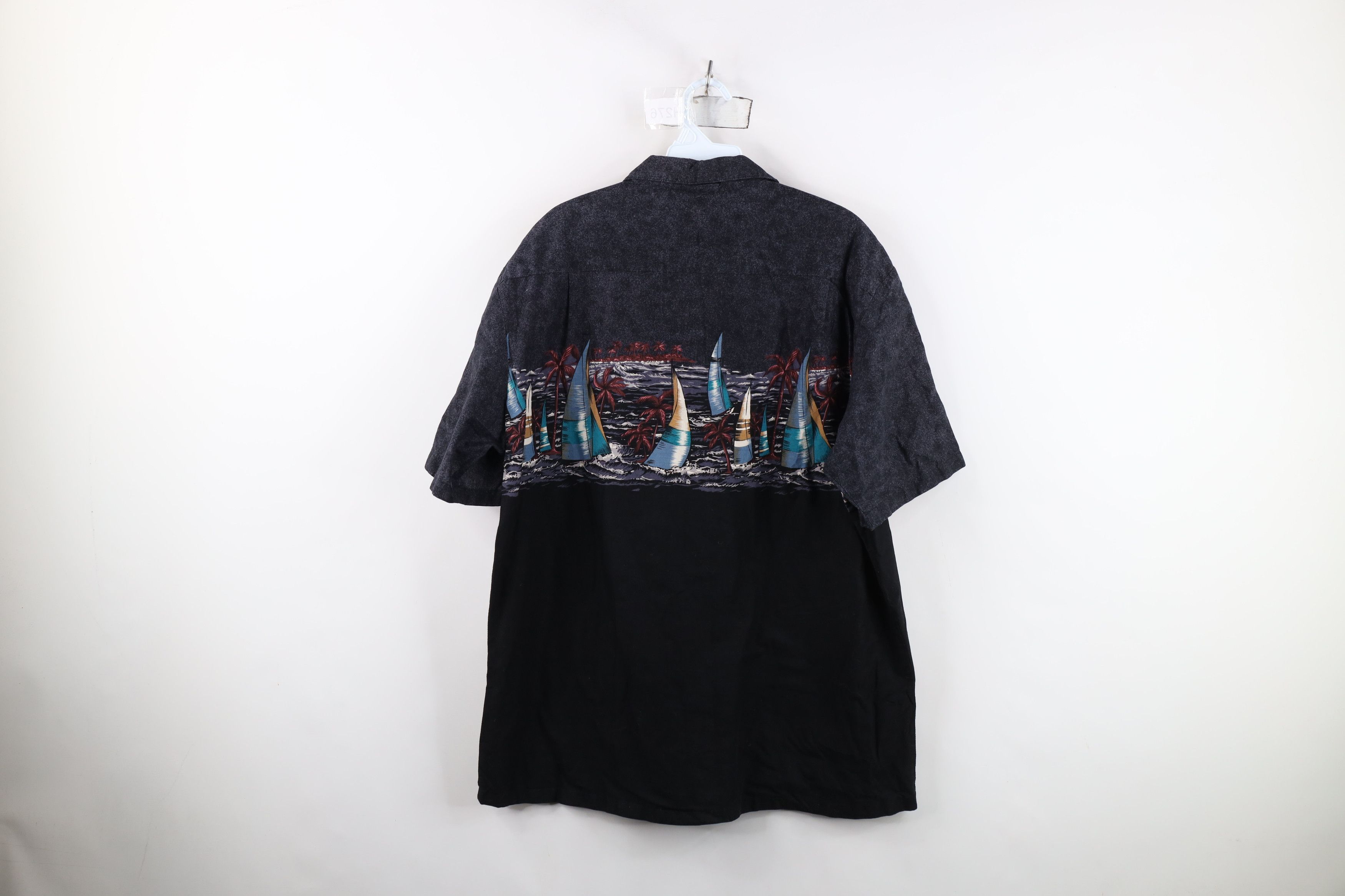 Vintage Vintage 90s Streetwear Camp Collar Sailboat Button Shirt USA Size US L / EU 52-54 / 3 - 9 Thumbnail