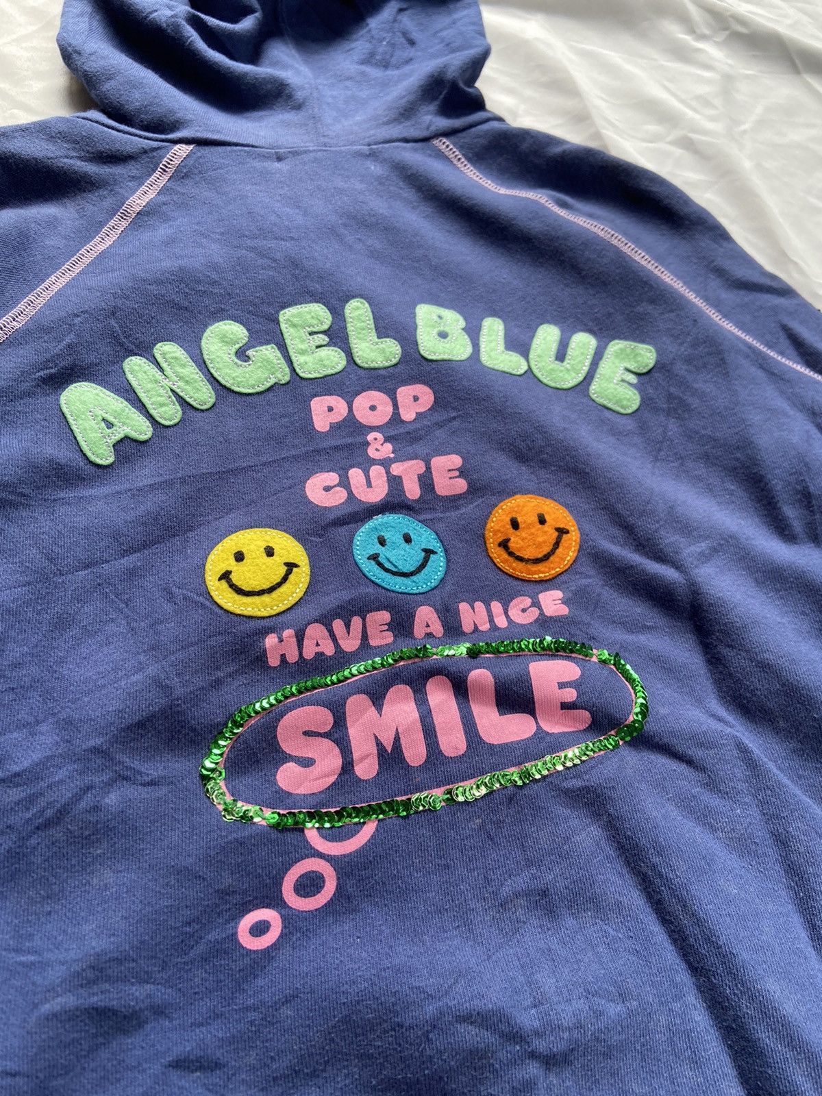 Angel Blue ANGELS BLUE POP & CUTE HAVE A NICE SMILE ZIP HOODIE Size US S / EU 44-46 / 1 - 13 Thumbnail