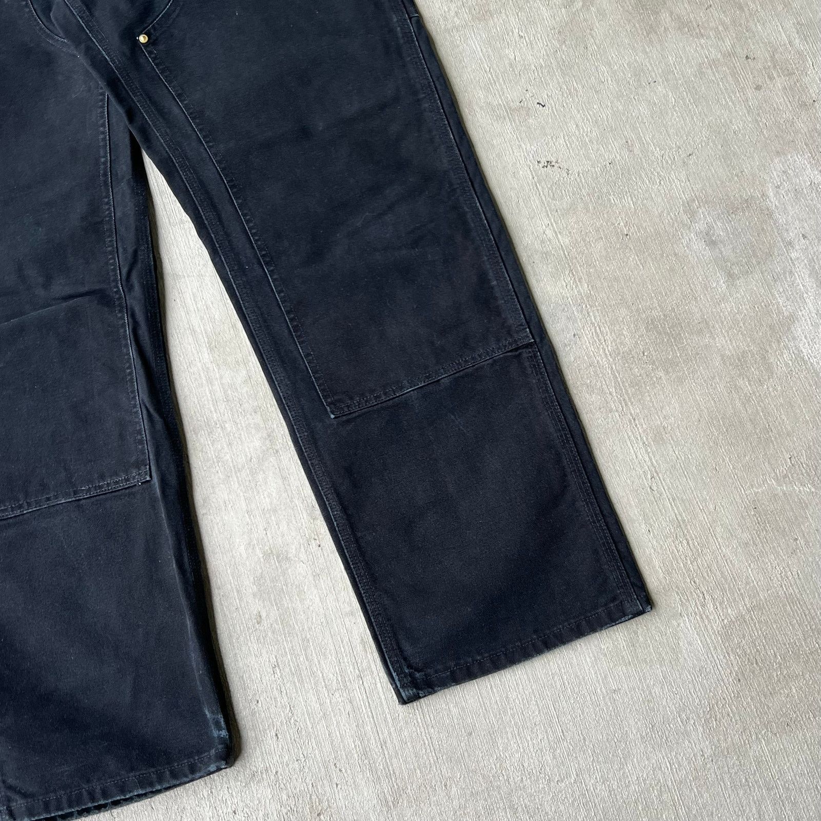 Carhartt × Vintage Carhartt black double knee work wear carpenter pants Size US 32 / EU 48 - 3 Thumbnail