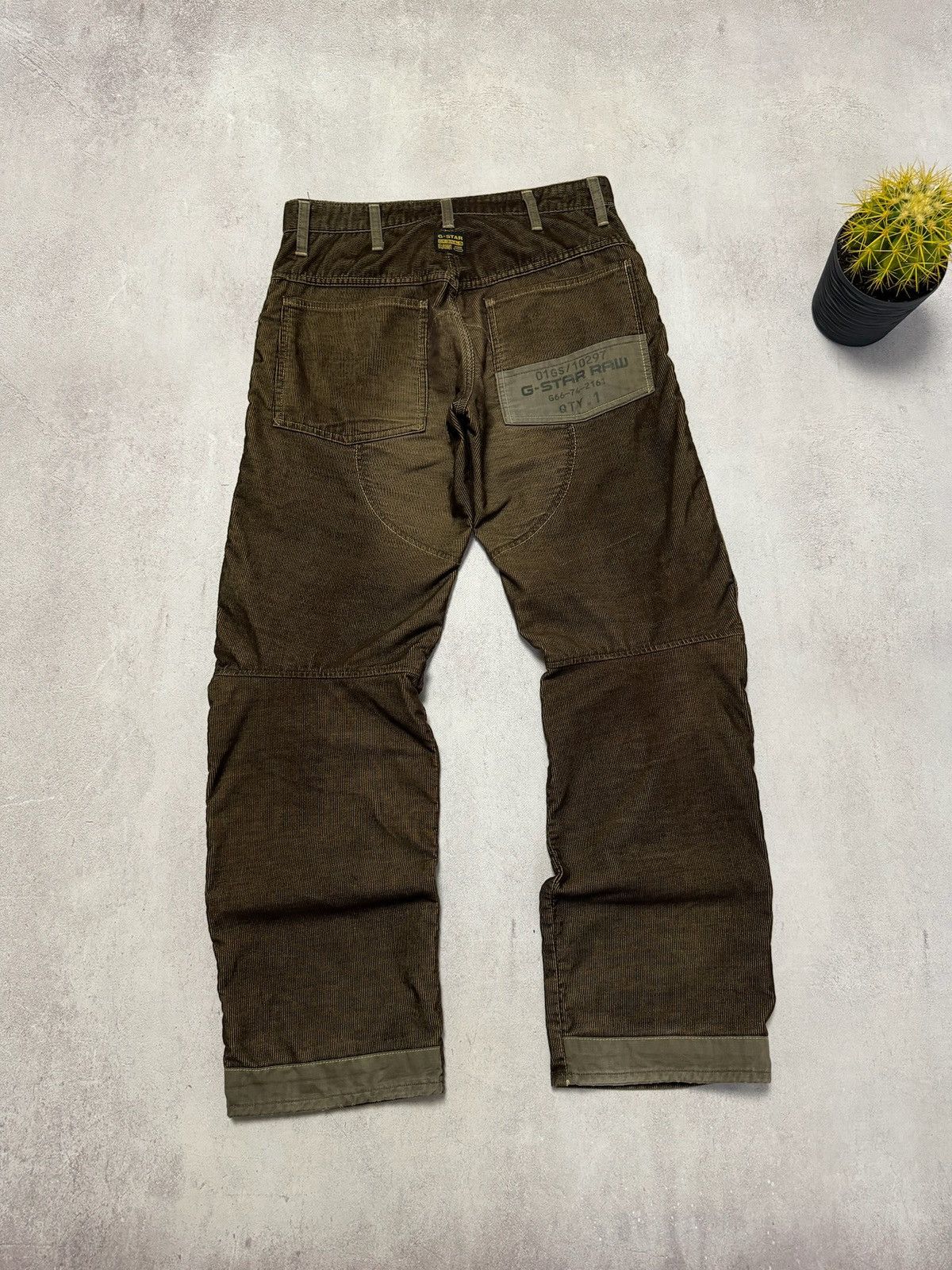 G-Star × If Six Was Nine × Japanese Brand Vintage G Star Raw Denim Pants Brown Baggy Y2K 90s Japanese Size US 30 / EU 46 - 1 Thumbnail