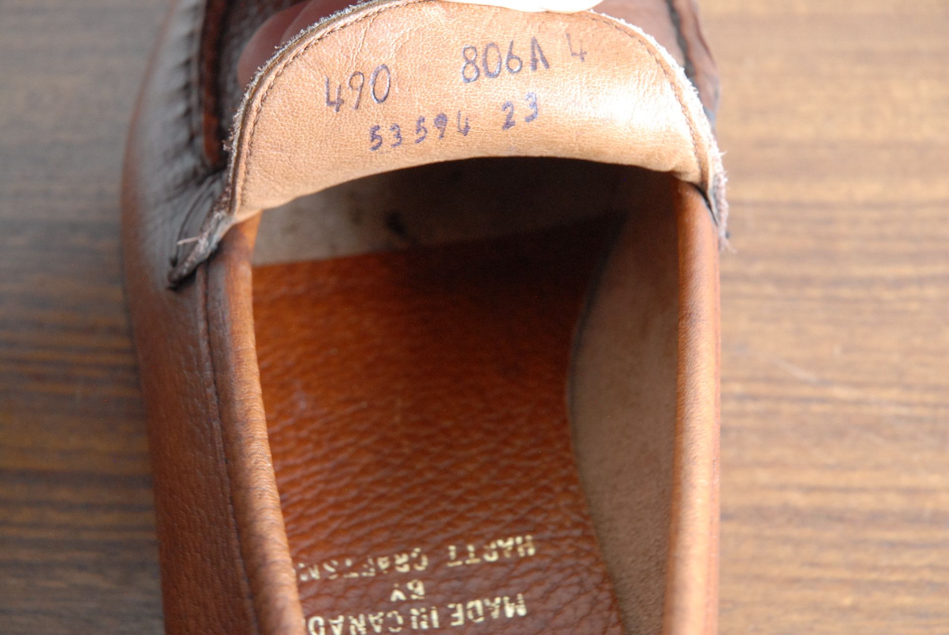 Vintage Hartt True Moccasin loafers, Hand Sewn, Custom Grade Size US 9 / EU 42 - 9 Thumbnail