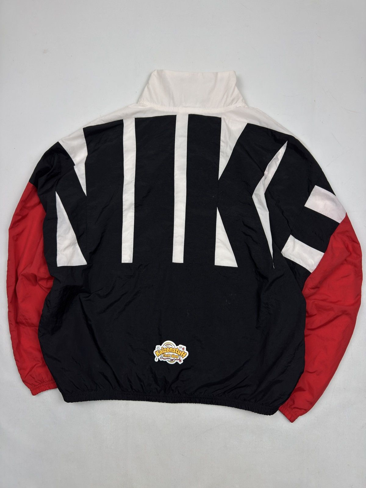 Nike Vintage 90s Nike Big Script Windbreaker Size US XXL / EU 58 / 5 - 4 Thumbnail