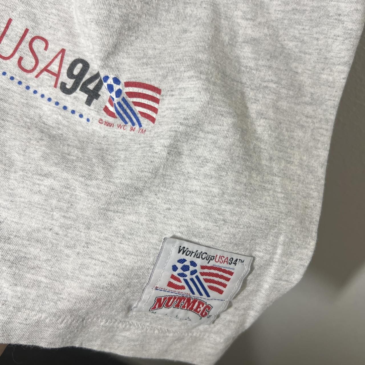 Nutmeg 1994 World Cup USA Striker Breakthrough Nutmeg T-Shirt Size US L / EU 52-54 / 3 - 3 Thumbnail