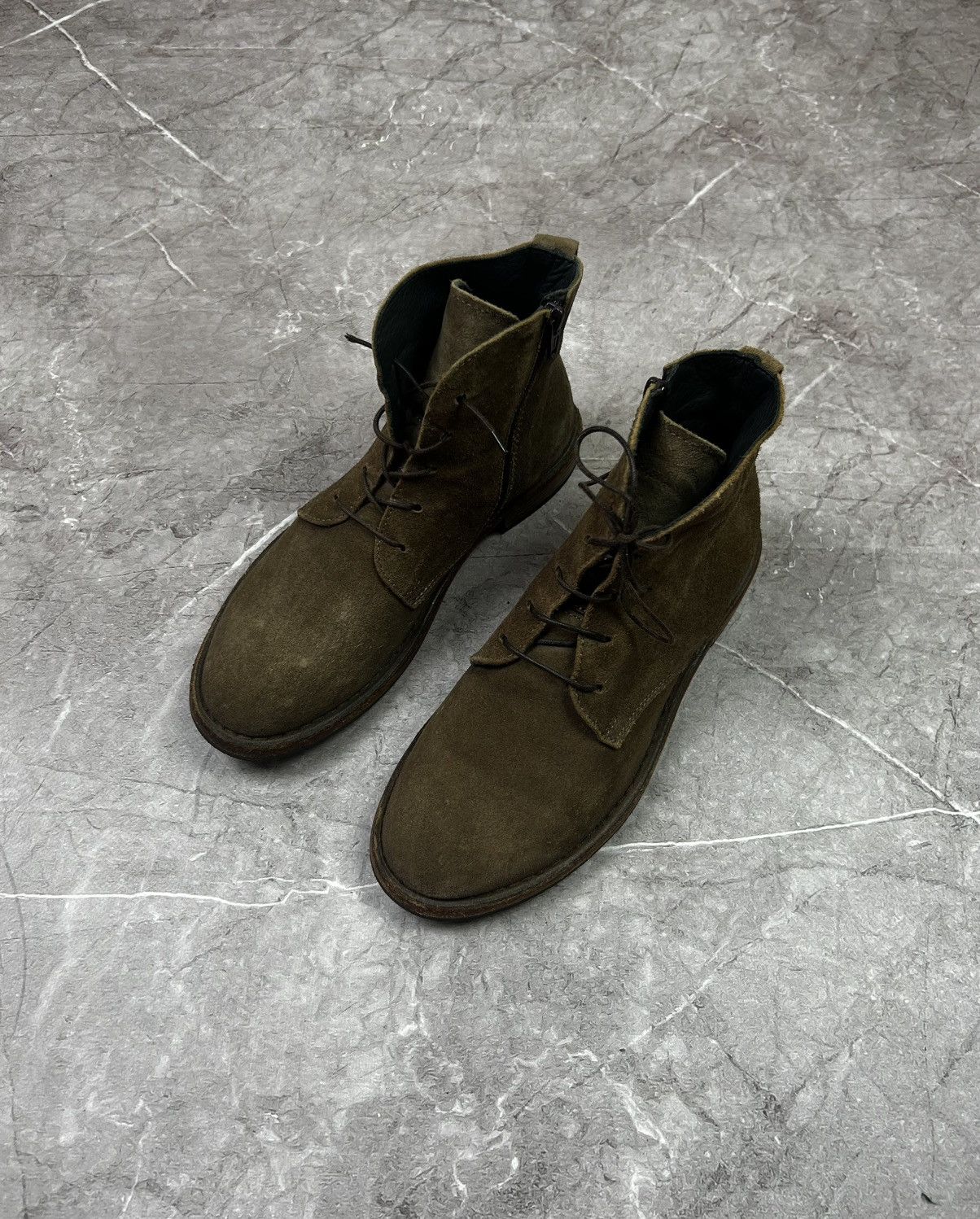 MoMA Moma Suede Laces Zipper Brown Ankle Boot Size 39 Size US 6 / EU 39 - 5 Thumbnail