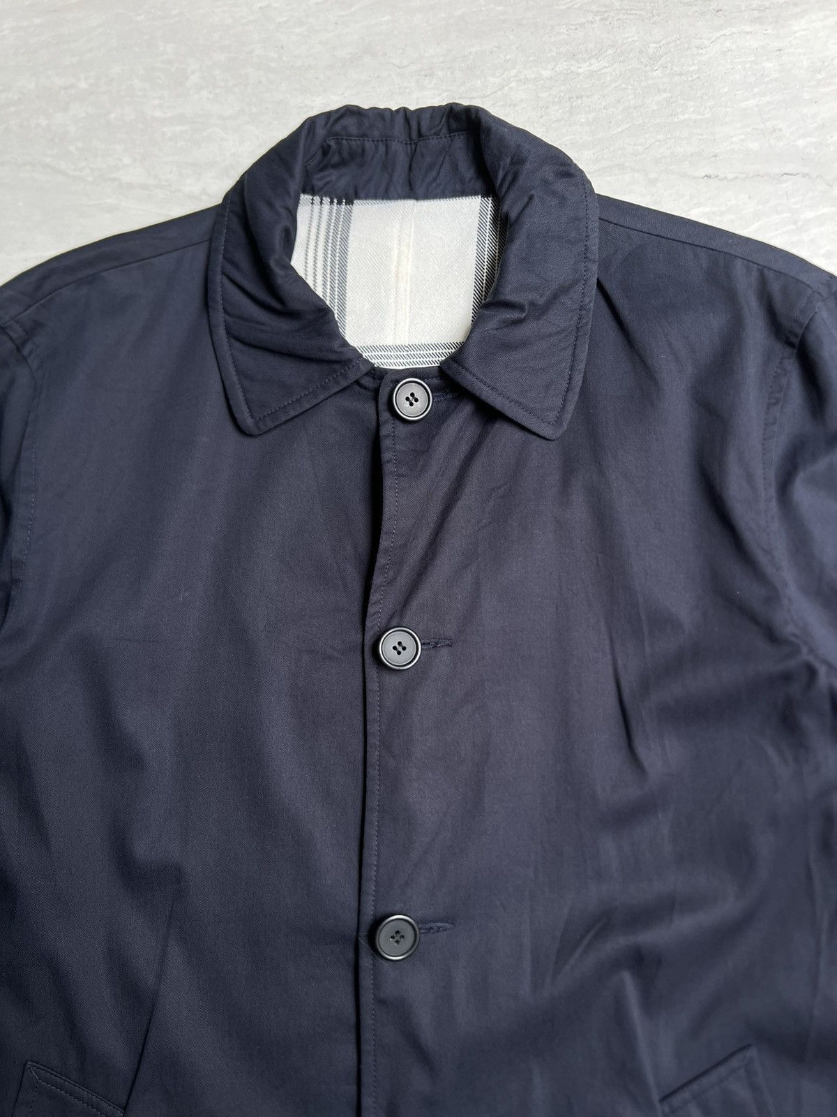 Sandro SANDRO Paris Navy Reversible Coat Jacket Size US M / EU 48-50 / 2 - 3 Thumbnail