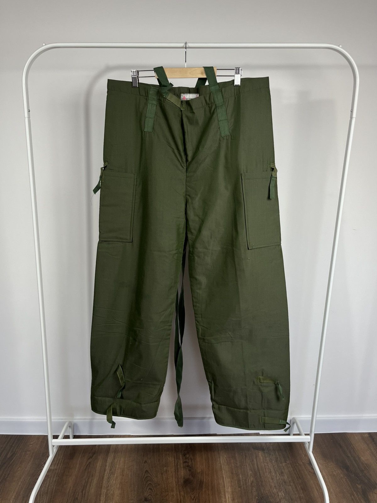Other Vintage 1982 British Army NBC Mk3 Protective Trousers Green Size US 32 / EU 48 - 1 Thumbnail