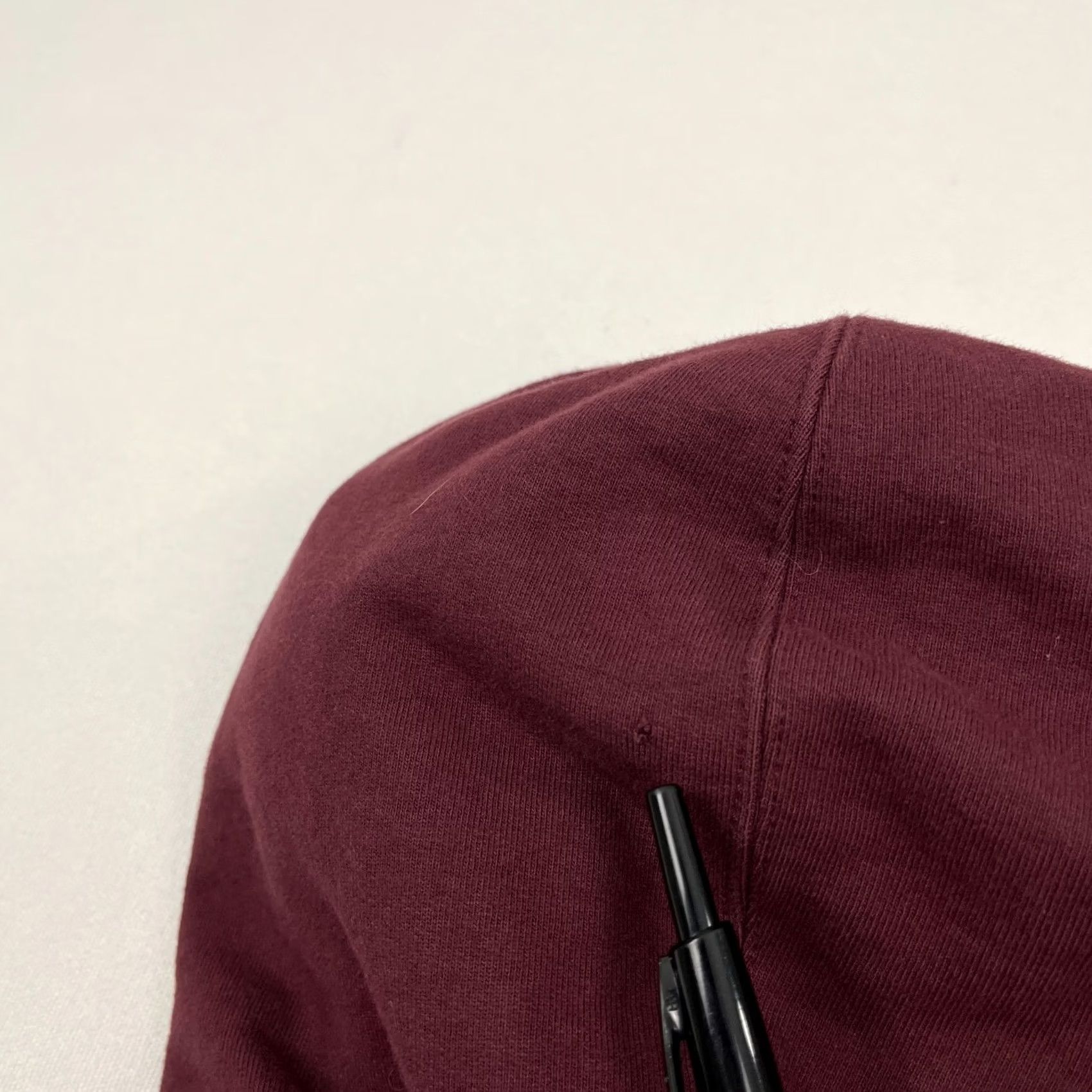 Vintage American Giant Hoodie Womens M Burgundy Maroon Heavy Cotton Sweatshirt Workwear Size M / US 6-8 / IT 42-44 - 8 Thumbnail