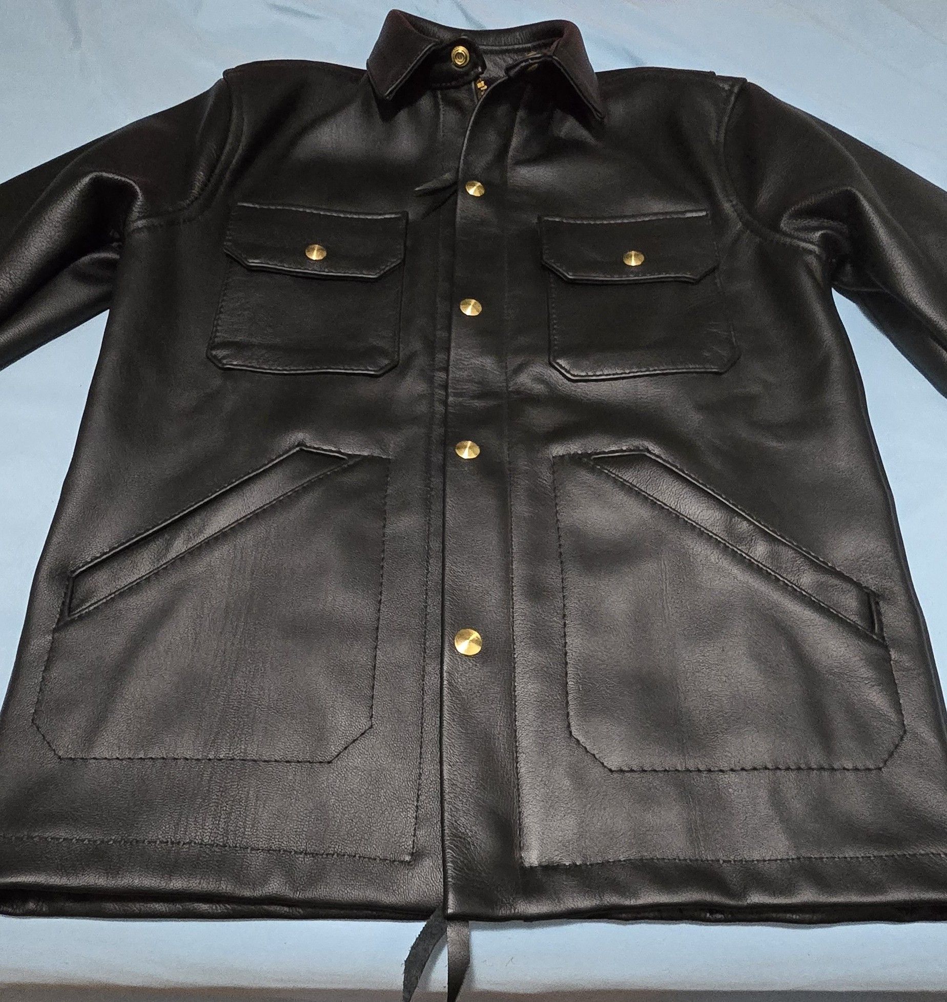 Ship John Ship John X Langlitz Wills Leather Jacket XS Size US XS / EU 42 / 0 - 6 Thumbnail