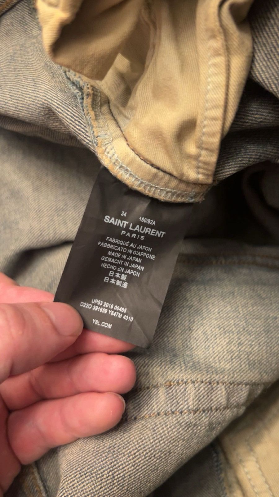 Saint Laurent Paris Saint Laurent Paris jeans Size US 34 / EU 50 - 8 Thumbnail