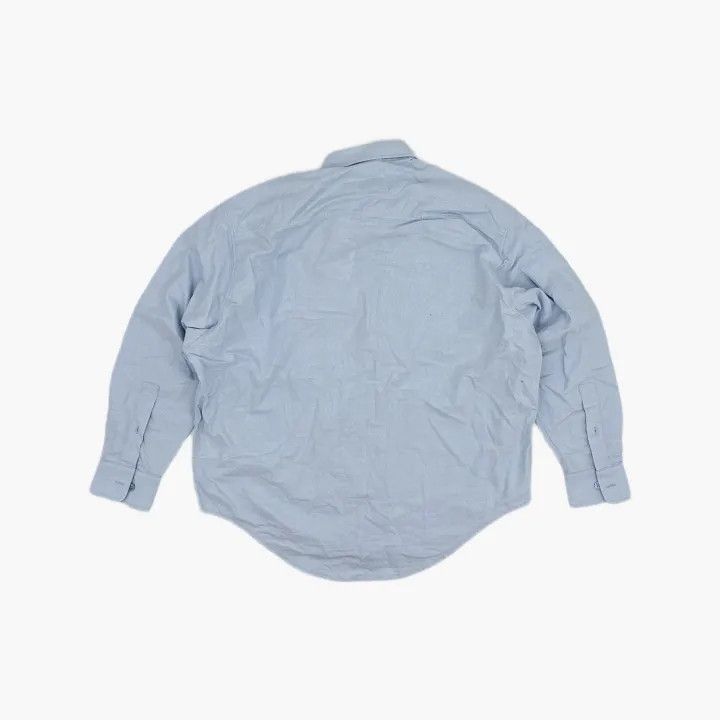 AMI AMIPARIS Blue Heart Logo Button-Up Shirt -2507 Size US M / EU 48-50 / 2 - 3 Thumbnail