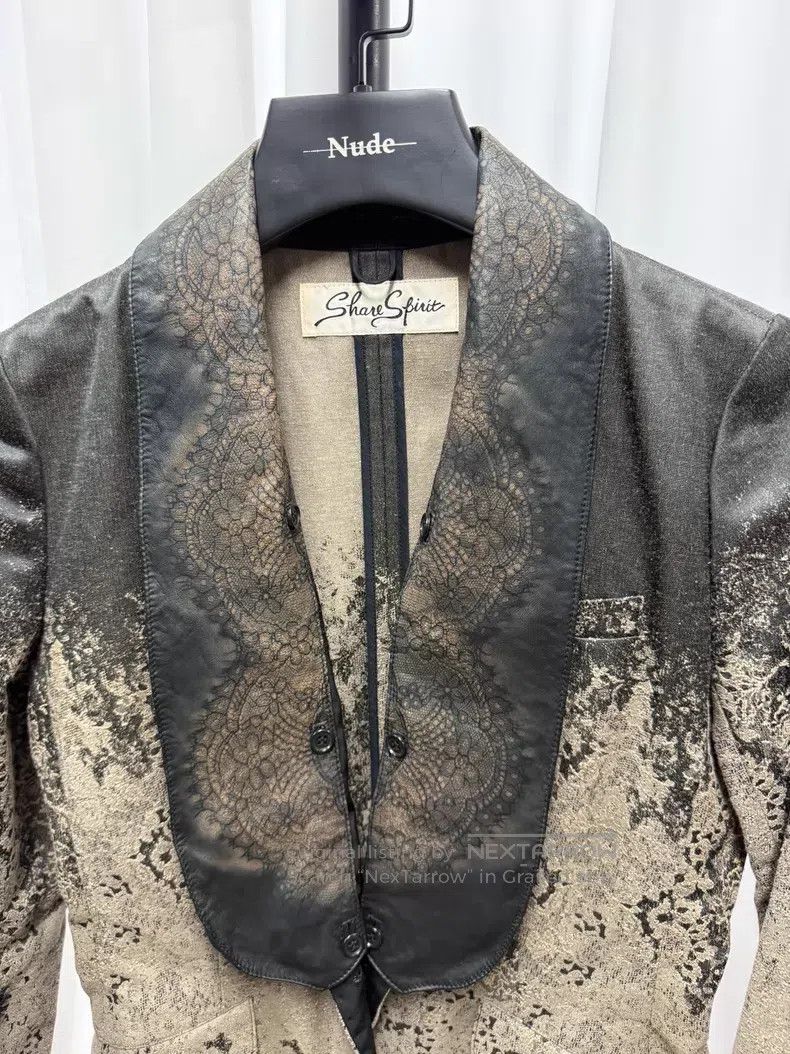 Share Spirit Homme Share Spirit Homme Spiritual Victorian Retro Lace Patched Size US M / EU 48-50 / 2 - 2 Thumbnail