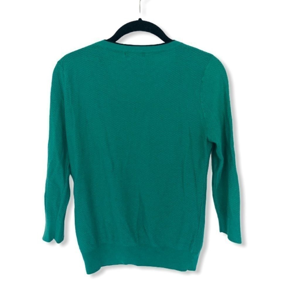 H&M H&M Button Front Lightweight Textured Top | Size M Size M / US 6-8 / IT 42-44 - 3 Thumbnail