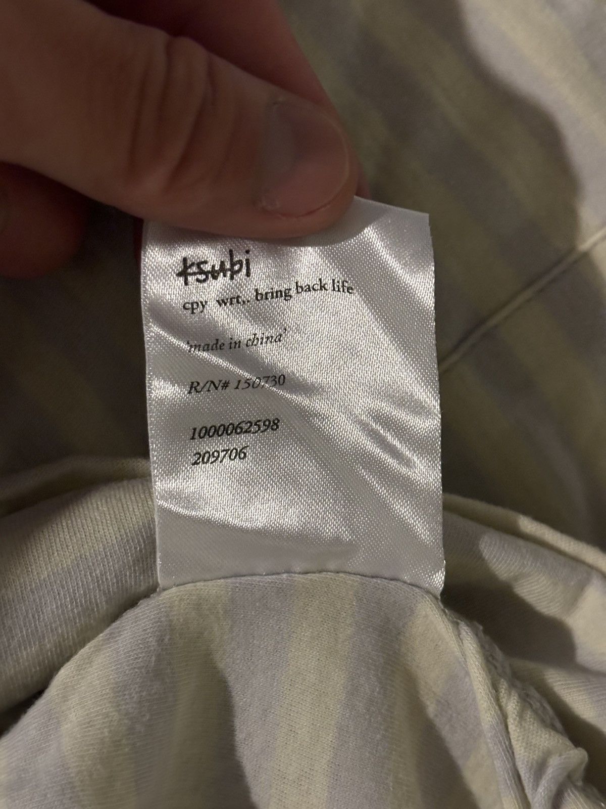 Ksubi Ksubi yellow grey pocket t shirt size large Size US L / EU 52-54 / 3 - 5 Thumbnail