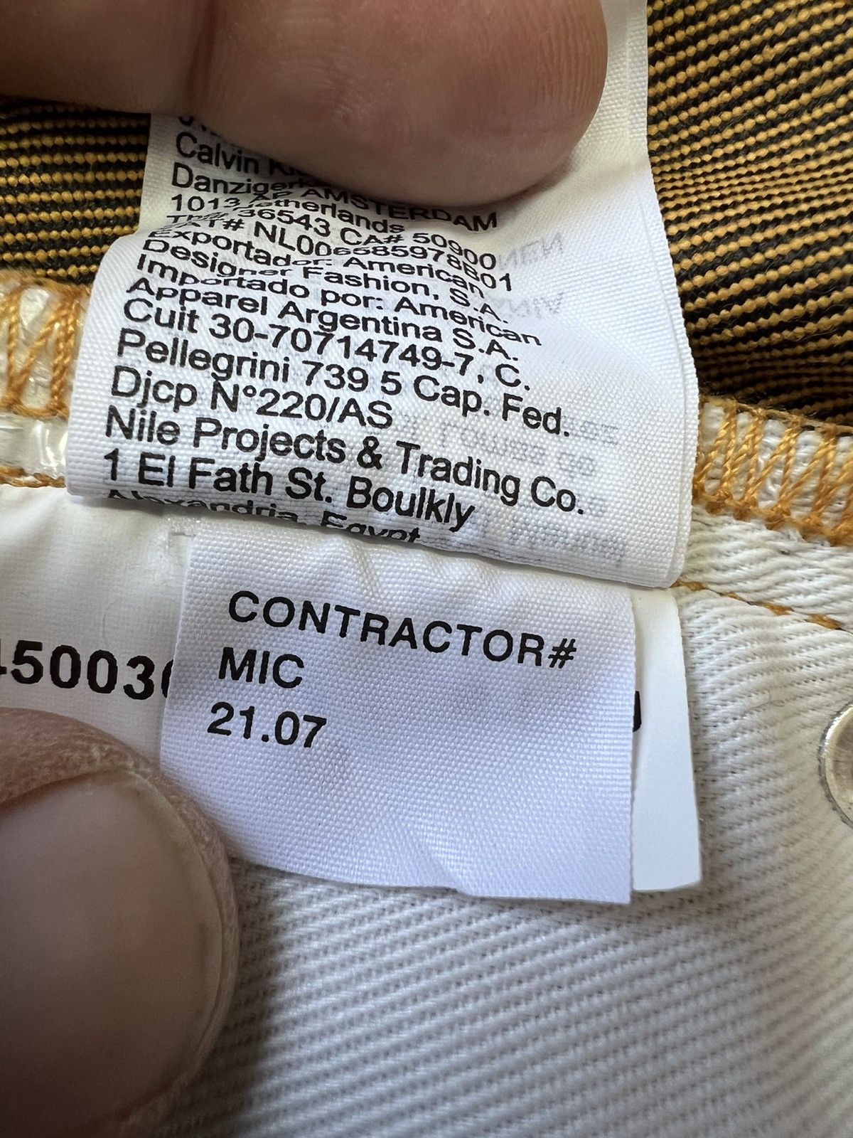Calvin Klein × Heron Preston Heron Preston Calvin Klein Orange 2.0 Jeans Size US 30 / EU 46 - 16 Thumbnail